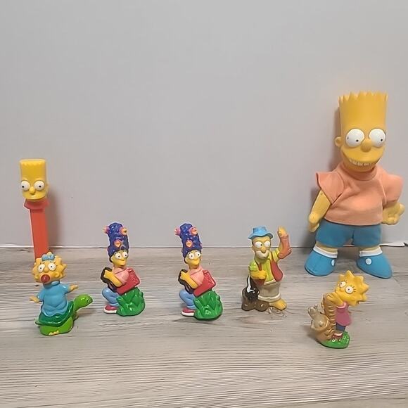 Vintage The Simpsons Toy Lot Homer, Bart, Marge, Maggie- Some Rare Items - Picture 2 of 3